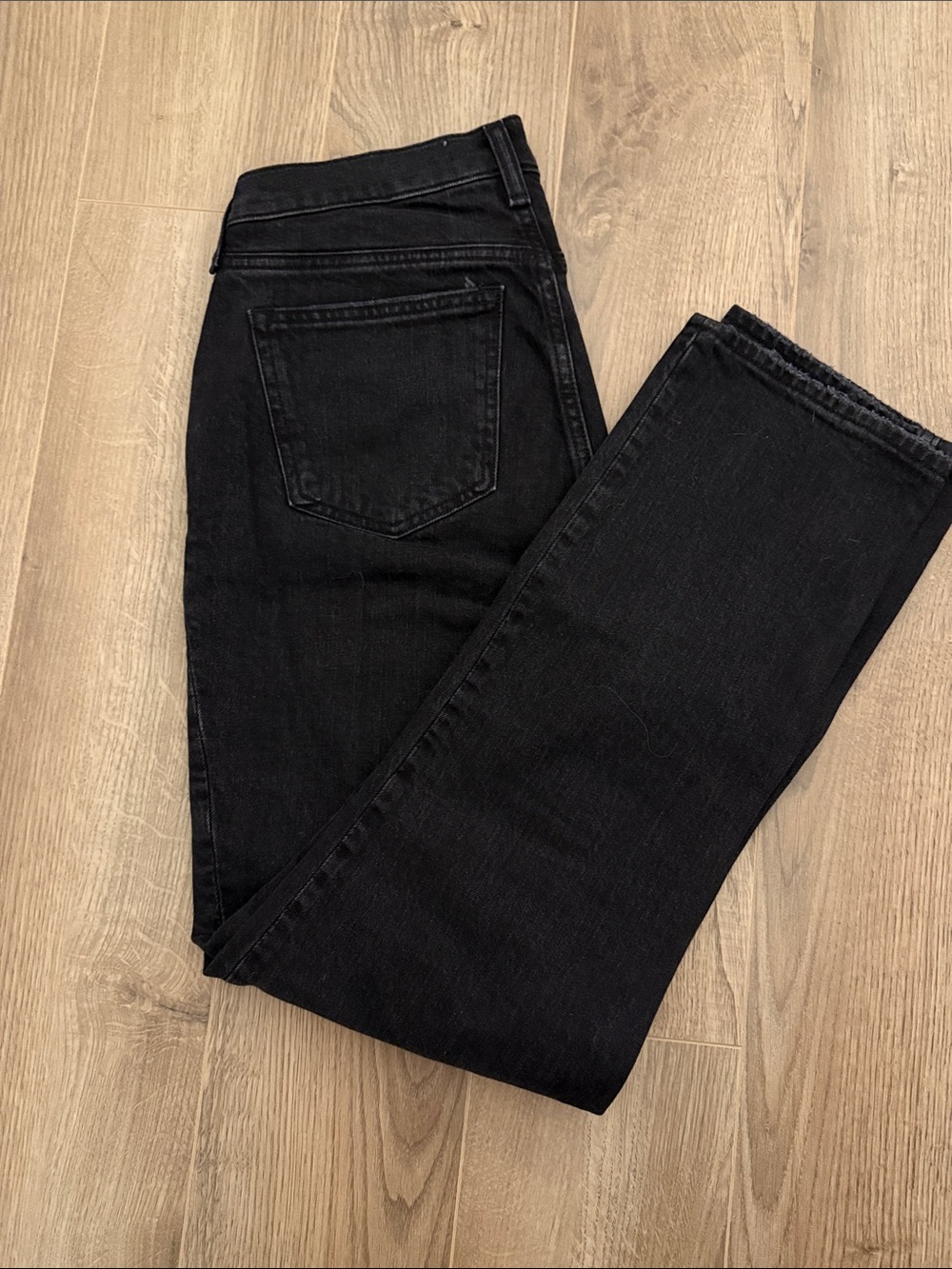Abercrombie & Fitch High-Rise Black Straight Jeans